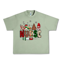 Oil Green nurse Christmas Urban Heavy Tee - JahusDesignShop
