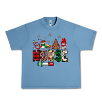 Pebble Blue nurse Christmas Urban Heavy Tee - JahusDesignShop