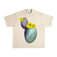 Sandshell Opunthia Santa Rita Cactus Urban Heavy Tee - LillyAllenDesigns