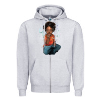 Afro Black Boy Zipper Hoodie | Teevron