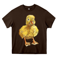 Chocolate Brown Baby Duck Heavy Core Tee - LillyAllenDesigns
