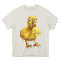 Cream Baby Duck Heavy Core Tee - LillyAllenDesigns