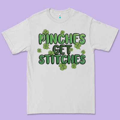 Pinches Get Stitches Premium Tee Designed By Maliassmallbusiness
