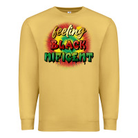 Antique Gold feeling blacknificent Premium Sweatshirt - FaDigitalArtStudio