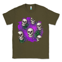 Army Green halloween patch 2 Classic Tee - BundleAndBundleShop