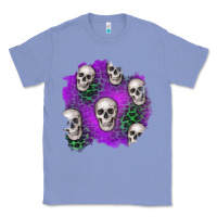 Colony Blue halloween patch 2 Classic Tee - BundleAndBundleShop