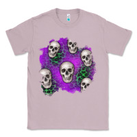 Lilac halloween patch 2 Classic Tee - BundleAndBundleShop