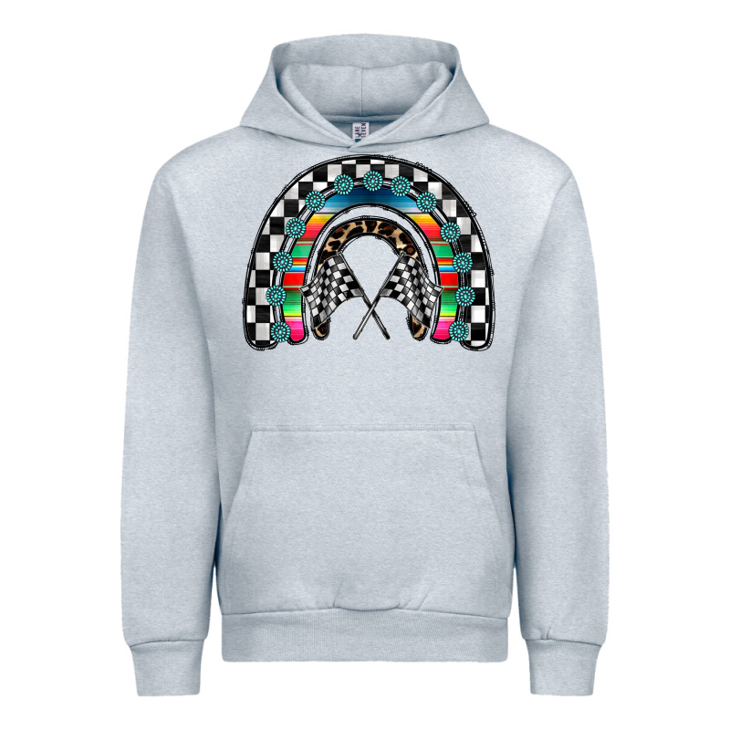 Racing Rainbow Urban Hoodie by CowhideDigitalArt | Teevron