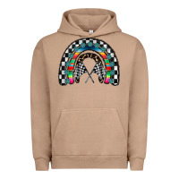 Pigment Burro Racing Rainbow Urban Hoodie - CowhideDigitalArt