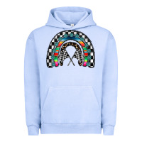 Pigment Grape Ice Racing Rainbow Urban Hoodie - CowhideDigitalArt