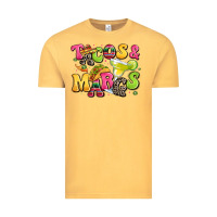 Vintage Mustard tacos and margaritas Vintage Tee - LillyAllenDesigns