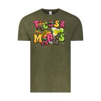 Vintage Olive tacos and margaritas Vintage Tee - LillyAllenDesigns