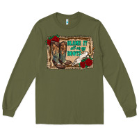 Army Green blame it all on my roots Long Sleeve Tee - RanaPortraitStore