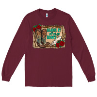Burgundy blame it all on my roots Long Sleeve Tee - RanaPortraitStore