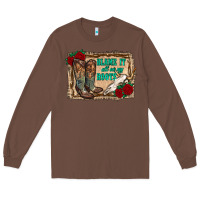 Chestnut blame it all on my roots Long Sleeve Tee - RanaPortraitStore