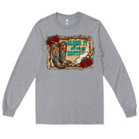 Heather Grey blame it all on my roots Long Sleeve Tee - RanaPortraitStore