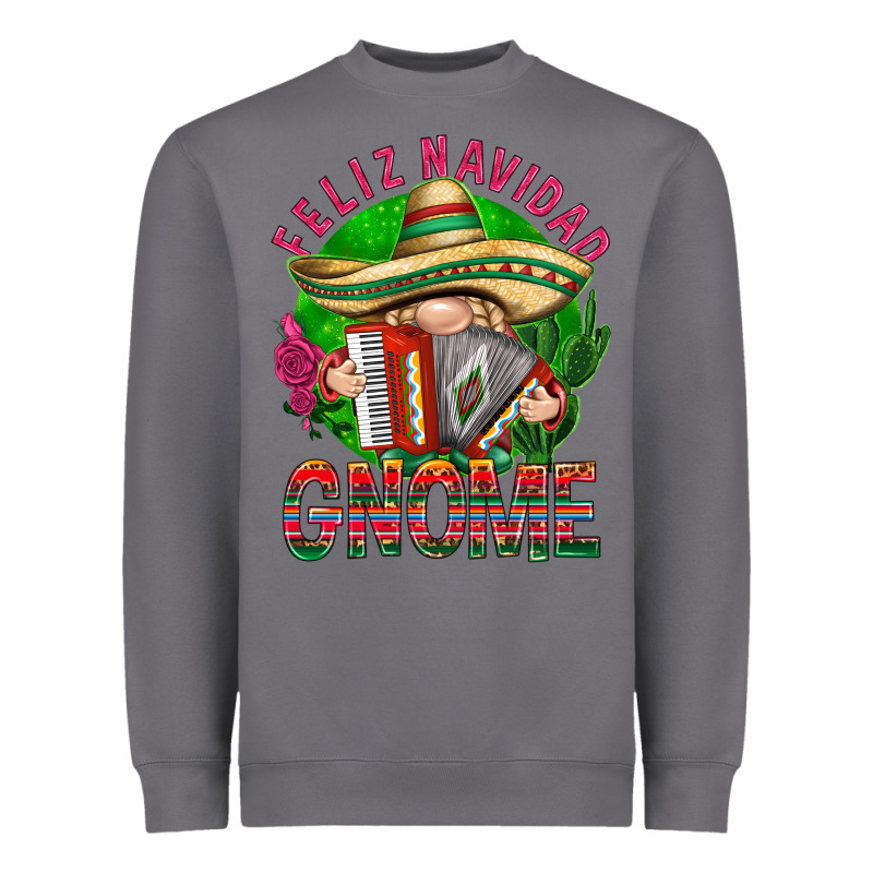 Feliz Navidad Gnome Heavyweight Sweatshirt by NancyCooperArtShop | Teevron