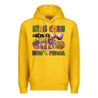 Lemon king cake calories don't count mardi gras Premium Hoodie - OliviaCreatesArt