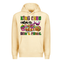 Pina Colada king cake calories don't count mardi gras Premium Hoodie - OliviaCreatesArt