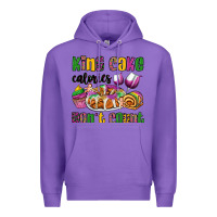 Purple king cake calories don't count mardi gras Premium Hoodie - OliviaCreatesArt