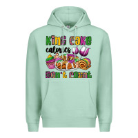 Seafoam king cake calories don't count mardi gras Premium Hoodie - OliviaCreatesArt