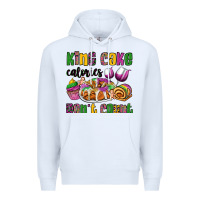 White king cake calories don't count mardi gras Premium Hoodie - OliviaCreatesArt