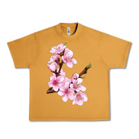 Peanut Butter Peach Blossom Illustrations Urban Heavy Tee - LillyAllenDesigns