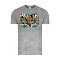 Cloud Rock highland cow mom Vintage Tee - JahusDesignShop