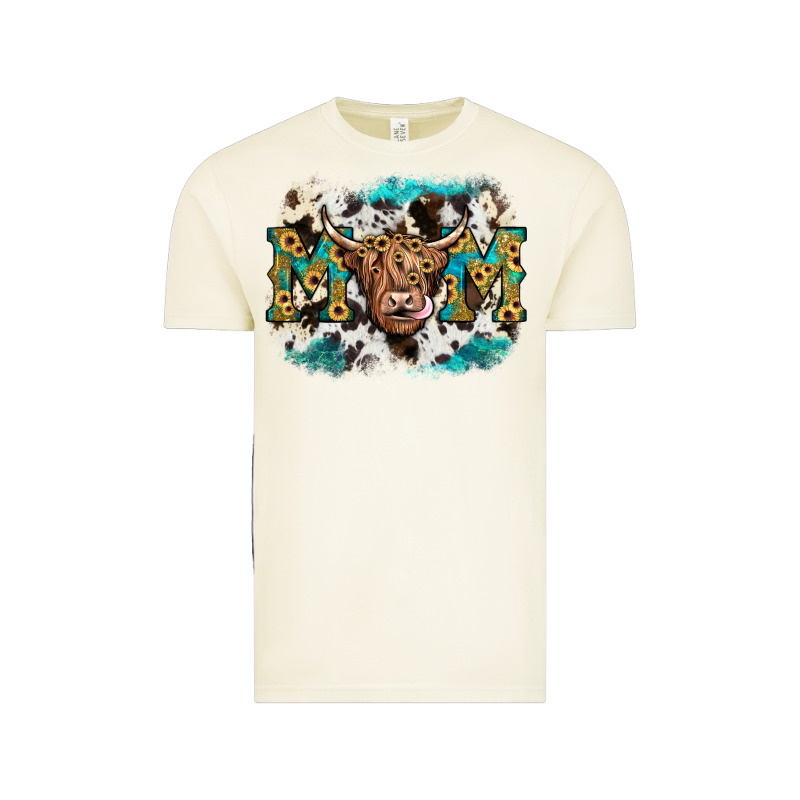 Highland Cow Mom Vintage Tee by JahusDesignShop | Teevron