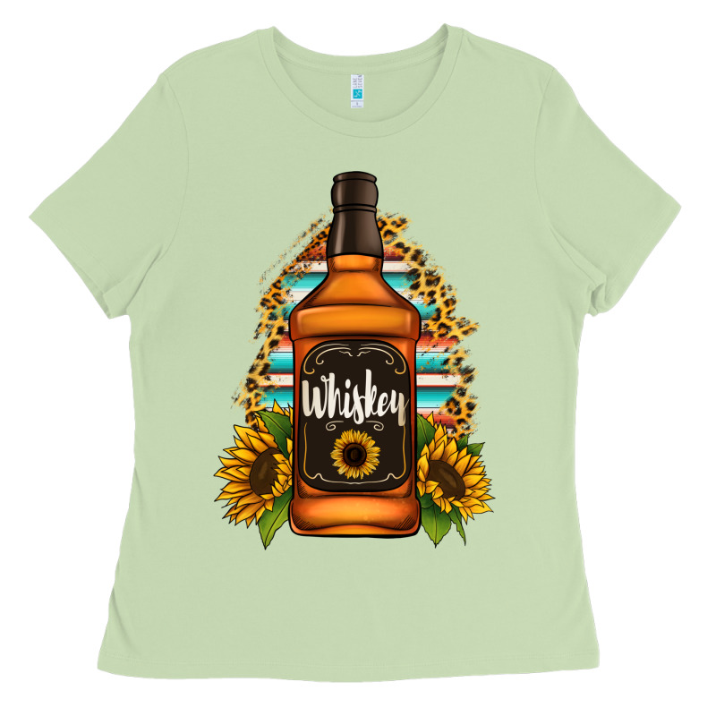 Whiskey Bottle Ladies Tee by Jasminsmagicworld | Teevron