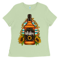 Matcha whiskey bottle Ladies Tee - Jasminsmagicworld