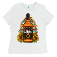 White whiskey bottle Ladies Tee - Jasminsmagicworld