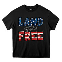 Black Land of the free America Heavy Core Tee - Jasminsmagicworld