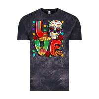 Cloud Black cinco de mayo love Vintage Tee - LillyAllenDesigns