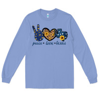 Colony Blue Peace Love Texas Long Sleeve Tee - Bettercallsaul