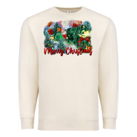 Sandshell merry christmas santa polar express Premium Sweatshirt - FaDigitalArtStudio