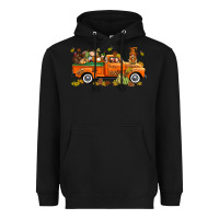 Black thanksgiving truck with gnome bbs Heavyweight Hoodie - BundleAndBundleShop