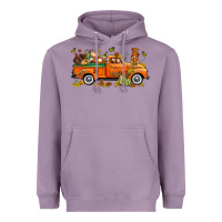 Lavender thanksgiving truck with gnome bbs Heavyweight Hoodie - BundleAndBundleShop