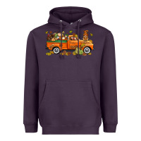 Plum thanksgiving truck with gnome bbs Heavyweight Hoodie - BundleAndBundleShop