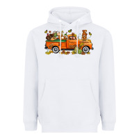 White thanksgiving truck with gnome bbs Heavyweight Hoodie - BundleAndBundleShop