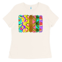 Bone summer brushstroke Ladies Tee - Jasminsmagicworld