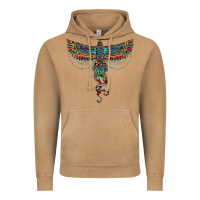 Aztec Serape Thunderbird Vintage Hoodie | Teevron