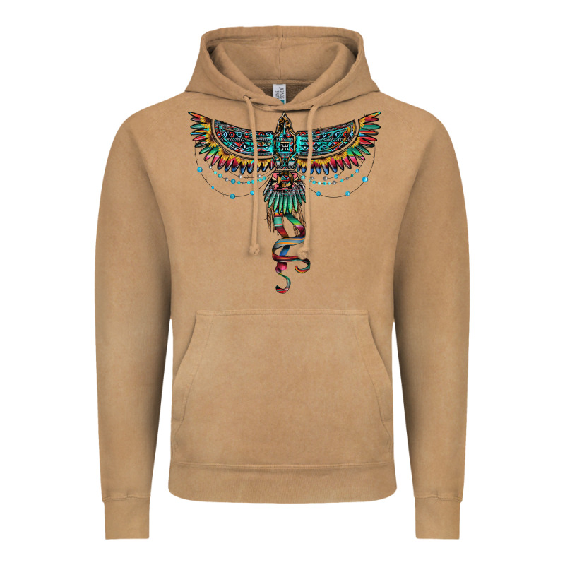 Aztec Serape Thunderbird Vintage Hoodie by RanaPortraitStore | Teevron