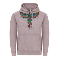 Vintage Zinc aztec serape thunderbird Vintage Hoodie - RanaPortraitStore