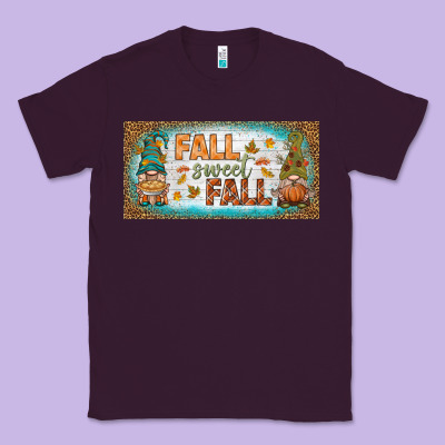Fall Sweet Fall License Plate Classic Tee Designed By Bundleandbundleshop