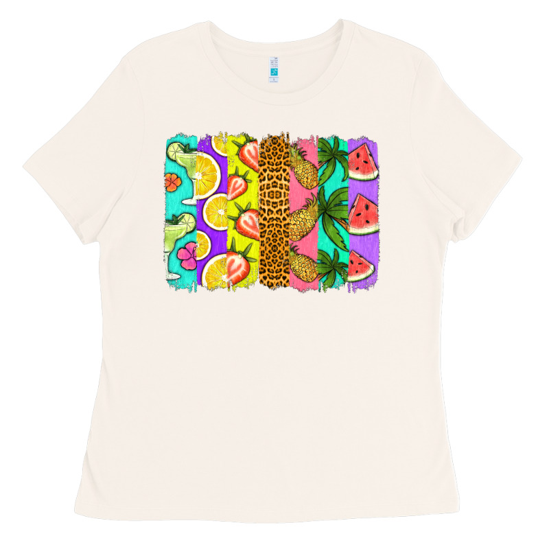 Summer Brushstroke Ladies Tee by Jasminsmagicworld | Teevron