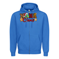 True Royal Nana Claus Christmas Lights And Gifts mother's day Zipper Hoodie - HowdyJamesFarm