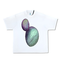 White Opunthia Santa Rita Cactus Urban Heavy Tee - LillyAllenDesigns