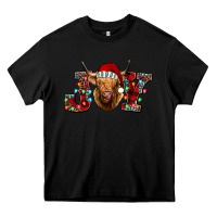 Black joy highland cow Heavy Core Tee - Jasminsmagicworld