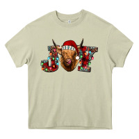 Mossy joy highland cow Heavy Core Tee - Jasminsmagicworld